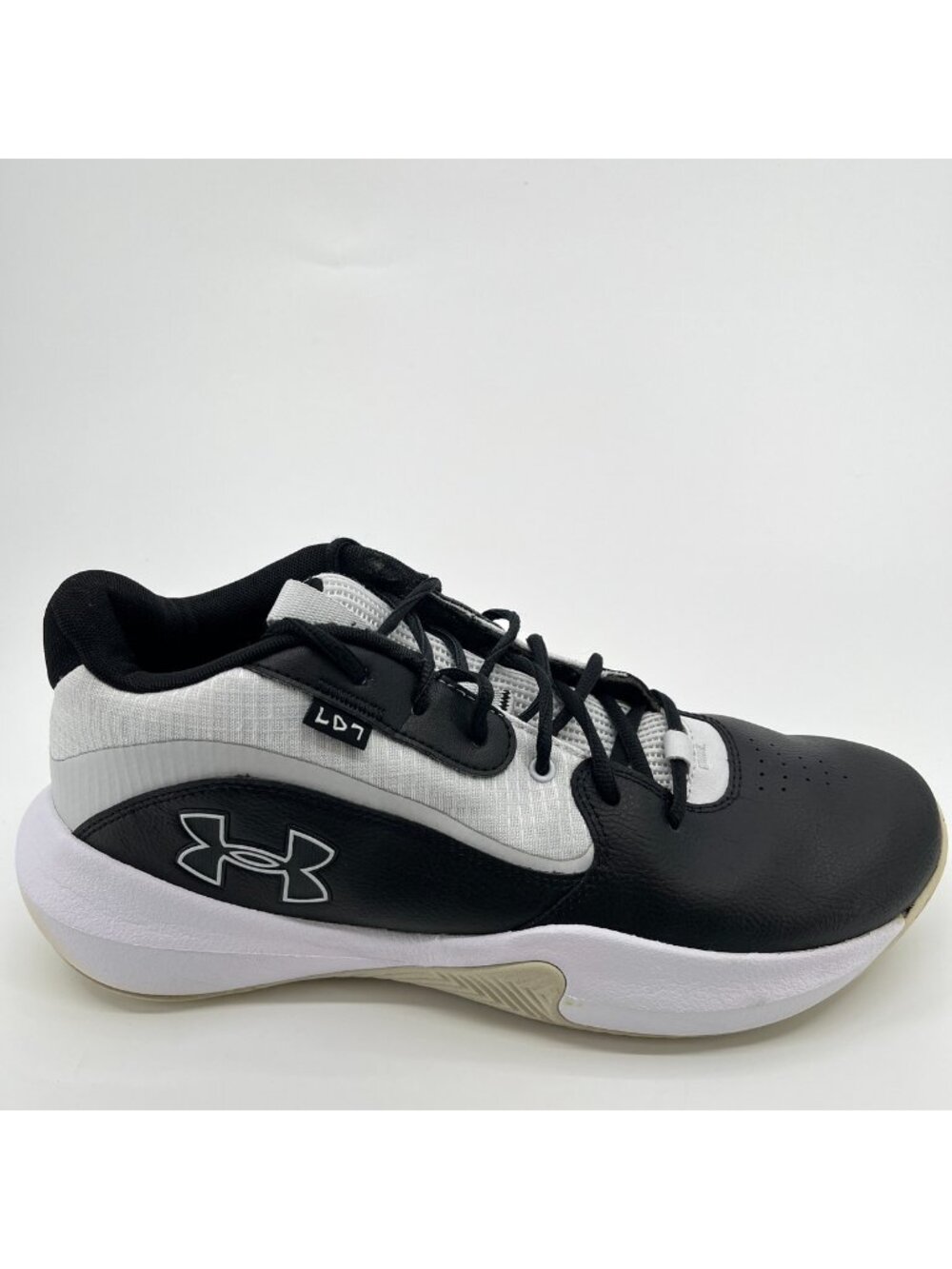 Under Armour Lockdown 7 Mens Size 11.5 Black Athletic Basketball Shoes Sneakers